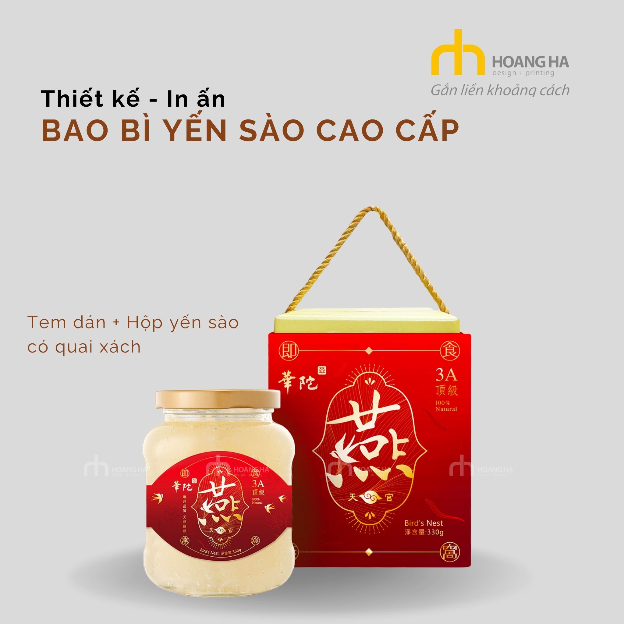 Những mẫu thiết kế bao bì hộp yến sào đẹp, sang trọng